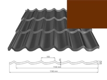 ArchelorMittal | Dakpanplaat Kingstile | Terracotta | 500