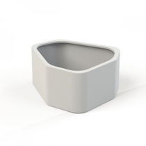 Polyester bloembak Shape Hoogglans