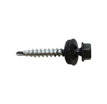 Dakpanschroef | 100 stuks | Zwart | RAL 9004