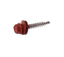 Dakpanschroef | 100 stuks | Terracotta | RAL 8004