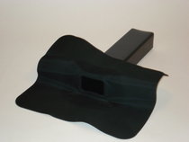 Tytane | EPDM Hemelwaterafvoer 60 x 100 mm | 90 Graden