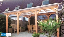 Pext | DeLuxe | Daksysteem | Helder | 306x200 | Muuraanbouw