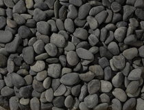 Excluton | Beach pebbles antraciet 40-60 mm | 25 kg