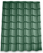 Aquaplan | Aqua-Pan Metalen Dakpanplaat | Groen | 110 x 91 cm