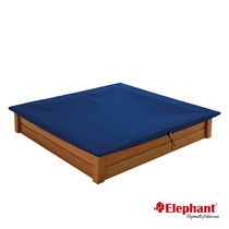Elephant | Zandbak met dekzeil | Hardhout