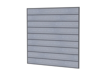 Composiet scherm | Houtmotief Grijs | 181,5 x 181,5