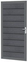 Woodvision | Composiet deur | Houtmotief Antraciet