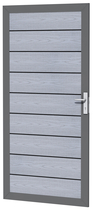 Woodvision | Composiet deur | Houtmotief Grijs