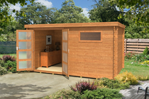 Outdoor Life | Tuinhuis Alpha | Geimpregneerd bruin