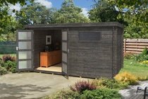 Outdoor Life | Tuinhuis Alpha | Geimpregneerd zwart