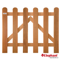 Elephant | Tuinpoort Classic | 100x60 cm | Kempas