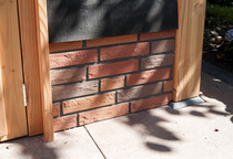 Douglasvision | Trasraam A met steenstrip | 178.5x34