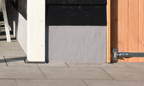 Douglasvision | Trasraam A met grijs stucwerk | 178.5x34