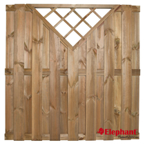 Elephant | Finch tuinscherm trellis | 180x180 cm | Grenen