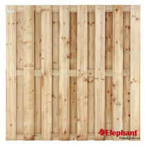 Elephant | Finch tuinscherm | 180x180 cm | Vuren | 15 planks