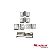 Elephant | Beslagset draadpaneelklem | Verzinkt
