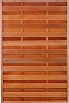 Felix Clercx | Elegant tuinscherm 180x120cm | Keruing