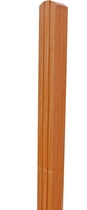 Felix Clercx | Bangkirai paal met ronde kop | 195 cm