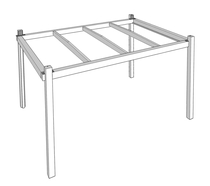 Gardival | Luna basis rondom open | 400x300 cm