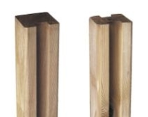 Exterior Living | Gleufpaal systeem 36 mm - tussen | 9x9x270 cm
