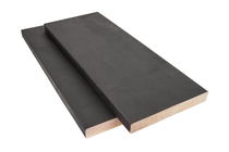 Steigerplank vuren Zwart | 32x200mm | 500cm