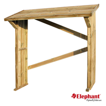Elephant | Haardhout berging | 74x180x174 cm