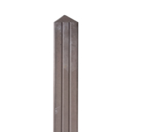 Betonpaal met Bangkirai Look! | 9 x 9 x 2.75 m l Met diamantkop