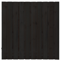 Geschaafde plank 15 x 140 | ME Grenen 180cm | Zwart gespoten