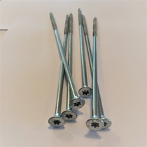 Torx Houtconstructieschroef | 6 x 240 mm | Verzinkt | 100 stuks