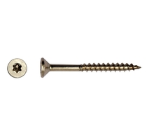 RVS Spaanderplaatschroef torx | 6.00x120 | Ged. draad | 100 stuks