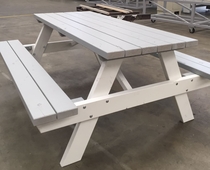 Westwood | Picknicktafel DeLuxe Grijs-Wit