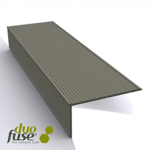 Duofuse | Aluminium L-profiel | 400cm | Graphite Black