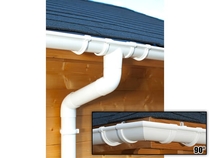 S-Lon | PVC Dakgoot Vierhoekig dak GD16 | Wit | 14 m
