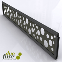 Duofuse | Aluminium Decopaneel Bubbles | Stone Grey