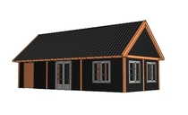 Trendhout | Zadeldakschuur XXL 11250 mm | Combinatie 6