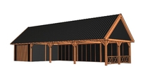 Trendhout | Zadeldakschuur XXL 14800 mm | Combinatie 3