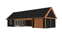 Trendhout | Zadeldakschuur XXL 14800 mm | Combinatie 4