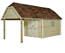 Gardenas | Blokhut Oxford XL | 355x650 cm