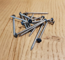 RVS Ringnagels | Zwarte kop | 2.5 x 50 | 100 stuks