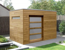 Gardival | Tuinhuis Box Tokyo E Iroko | 300 x 200