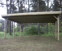 Gardenas | Carport dubbel | 510x500 cm