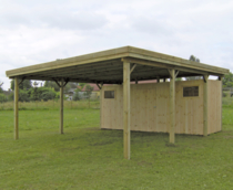 Gardenas | Carport dubbel XL | 600x670 cm