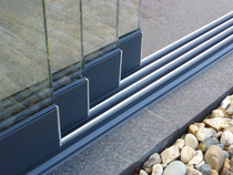 Westwood | Onder en boven rail lengte 300 cm | 3-sporig
