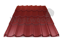 Arcelor Mittal | Dakpanplaat mat | Luna | Rood | 450 mm
