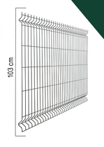 Giardino | Torino draadpaneel | 103cm | RAL6005 Groen