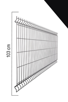 Giardino | Milano draadpaneel | 103cm | RAL9005 Zwart