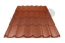 Arcelor Mittal | Dakpanplaat mat | Luna | Koper bruin | 2250 mm