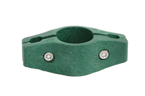 Giardino | Middenklem plastic | Ronde paal | 40mm | RAL6005 Groen