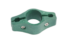Giardino | Middenklem plastic | Ronde paal | 48mm | RAL6005 Groen