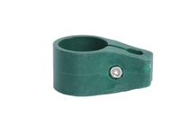 Giardino | Eindklem plastic | Ronde paal | 40mm | RAL6005 Groen